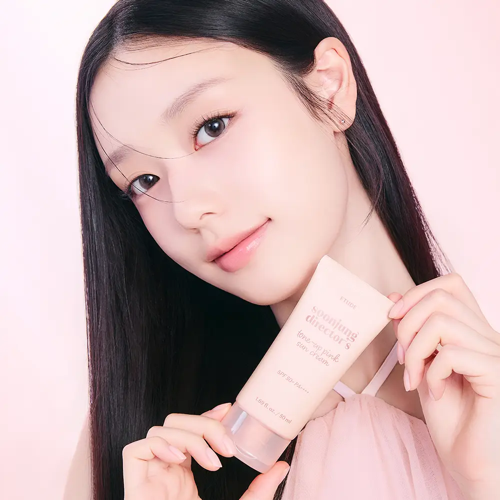 [핑크톤업 / 여주필터] NEW 에뛰드 순정 디렉터 톤업 핑크 선크림 1+1 기획 (50ml x 2ea)